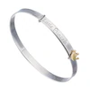 Children's Sterling Silver & 9ct Yellow Gold Little Princess Bangle