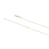 9ct Yellow Gold Cubic Zirconia Flower Station Necklace 4 9ct Yellow Gold Cubic Zirconia Flower Station Necklace