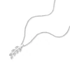 Sterling Silver 0.05ct Diamond Leaf Pendant 3 Sterling Silver 0.05ct Diamond Leaf Pendant