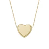 Fossil Drew Gold Tone Stainless Steel Pendant Necklace