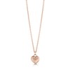 Guess Rose Gold Plated Heart Pendant Necklace