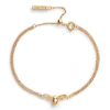 Olivia Burton Yellow Gold Tone Lucky Bee Chain Bracelet