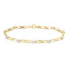 9ct Yellow Gold & Cubic Zirconia Infinity Bracelet