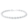 Sterling Silver 7.25" Rope Bracelet