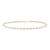 9ct Yellow & White Gold 8" Rope Chain Bracelet 3 9ct Yellow & White Gold 8" Rope Chain Bracelet
