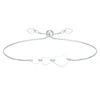 Sterling Silver Graduated Heart Bolo Bracelet