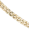 9ct Yellow Gold 7.25" Panther Chain Bracelet