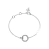 Guess Rhodium Plated Pavé Set Crystal Bracelet