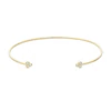 Fossil Sutton Trio Glitz Gold Tone Cuff Bracelet