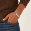 Fossil Drew Men's Stainless Steel ID Chain Bracelet 7 Fossil Drew Men's Stainless Steel ID Chain Bracelet