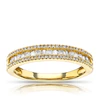 9ct Yellow Gold Eternity 0.33ct Diamond Ring