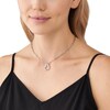 Michael Kors Love Sterling Silver Cubic Zirconia Heart Chain Necklace 4 Michael Kors Love Sterling Silver Cubic Zirconia Heart Chain Necklace