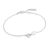 Ania Haie Sterling Silver Pearl Chain Bracelet