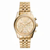 Michael Kors Lexington Ladies' Gold Tone Bracelet Watch