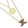 Harry Potter Gold Plated Sterling Silver Chocolate Frog Pendant