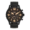 Fossil Men's Black Dial & Black IP Bracelet Watch