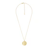 Fossil Harlow Ladies' Gold Tone Coin Pendant Necklace