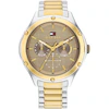 Tommy Hilfiger Ladies' Brown Dial Two Tone Stainless Steel Bracelet Watch