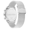 Calvin Klein Impact Men's Blue Chronograph Dial Stainless Steel Mesh Bracelet Watch 3 Calvin Klein Impact Men's Blue Chronograph Dial Stainless Steel Mesh Bracelet Watch
