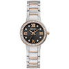 Bulova Classic Crystal Ladies' Two-Tone Stainless Steel Bracelet Watch