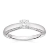 Engagement Ring The Forever Diamond 9ct White Gold Solitaire 0.75ct Diamond Ring