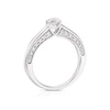 Engagement Ring The Forever Diamond 9ct White Gold Solitaire 0.75ct Diamond Ring 4 Engagement Ring The Forever Diamond 9ct White Gold Solitaire 0.75ct Diamond Ring