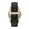 Armani Exchange Black Leather Strap Watch Gift Set 4 Armani Exchange Black Leather Strap Watch Gift Set