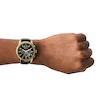 Armani Exchange Black Leather Strap Watch Gift Set 5 Armani Exchange Black Leather Strap Watch Gift Set
