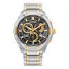 Citizen Classic Men's Eco-Drive 8700 Black Dial Two Tone Bracelet Watch