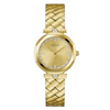 Guess Rumour Ladies' Gold Tone Patterned Half Bangle Watch