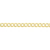 Sterling Silver & 18ct Gold Plated Vermeil 80 Gauge 8" Curb Chain Bracelet 3 Sterling Silver & 18ct Gold Plated Vermeil 80 Gauge 8" Curb Chain Bracelet