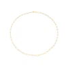 Sterling Silver & 18ct Gold Plated Vermeil 70 Gauge 20" Paper Link Chain Necklace 3 Sterling Silver & 18ct Gold Plated Vermeil 70 Gauge 20" Paper Link Chain Necklace