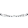 Maserati Men's Silver & Blue Tone Ceramic Detail Bracelet 4 Maserati Men's Silver & Blue Tone Ceramic Detail Bracelet