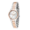 Maserati Attrazione Ladies' Silver Crystal Dot Dial Two Tone Bracelet Watch