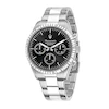 Maserati Competizione Men's Black Chronograph Dial Stainless Steel Bracelet Watch