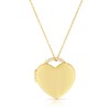 Sterling Silver & 18ct Gold Plated Vermeil Cubic Zirconia Bale Heart Locket