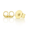 Sterling Silver & 18ct Gold Plated Vermeil Rectangular Cubic Zirconia Stud Earrings 3 Sterling Silver & 18ct Gold Plated Vermeil Rectangular Cubic Zirconia Stud Earrings