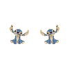 Disney 100 18ct Yellow Gold Plated Crystal Stitch Stud Earrings