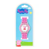 Hasbro Peppa Pig Children's Pink Printed Time Teacher Strap Watch 4 Hasbro Peppa Pig Children's Pink Printed Time Teacher Strap Watch