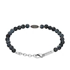 Diesel Men's Black Agate Beaded Bracelet 3 Diesel Men's Black Agate Beaded Bracelet