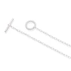Sterling Silver Swirl T Bar Necklace 4 Sterling Silver Swirl T Bar Necklace