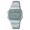 Casio Collection A168WA-3AYES Green Digital Dial Bracelet Watch