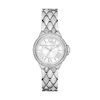Michael Kors Camille Ladies' Stone Set Quilted Stainless Steel Bracelet Watch