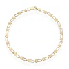 9ct Yellow Gold Open Link Bracelet