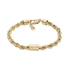 Armani Exchange Men's Gold Tone Stainless Steel Chain Bracelet