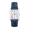 Accurist Ladies' Rectangle 26mm Dial Blue Leather Strap Watch