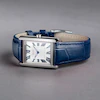 Accurist Ladies' Rectangle 26mm Dial Blue Leather Strap Watch 3 Accurist Ladies' Rectangle 26mm Dial Blue Leather Strap Watch