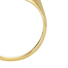 Fossil Harlow Ladies' Linear Texture Heart Gold Tone Signet Ring - Size L 5 Fossil Harlow Ladies' Linear Texture Heart Gold Tone Signet Ring - Size L