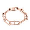Fossil Heritage Ladies' D-Link Rose Gold Tone Chain Bracelet