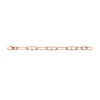 Fossil Heritage Ladies' D-Link Rose Gold Tone Chain Bracelet 3 Fossil Heritage Ladies' D-Link Rose Gold Tone Chain Bracelet